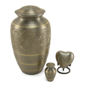 Classic Urn – Platinum Engraved (brass)