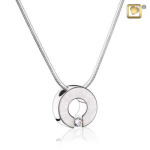 AUNL1040 Omega (Silver) Ash Pendant