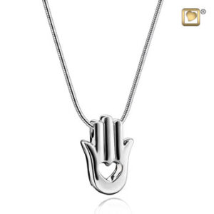 Hamsa Hand Ash Pendant