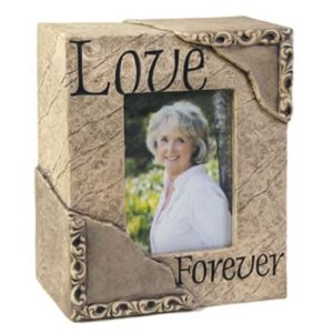 AUR1006-Love-Forever-Photo-Urn Love Forever Adult Urn (stone)